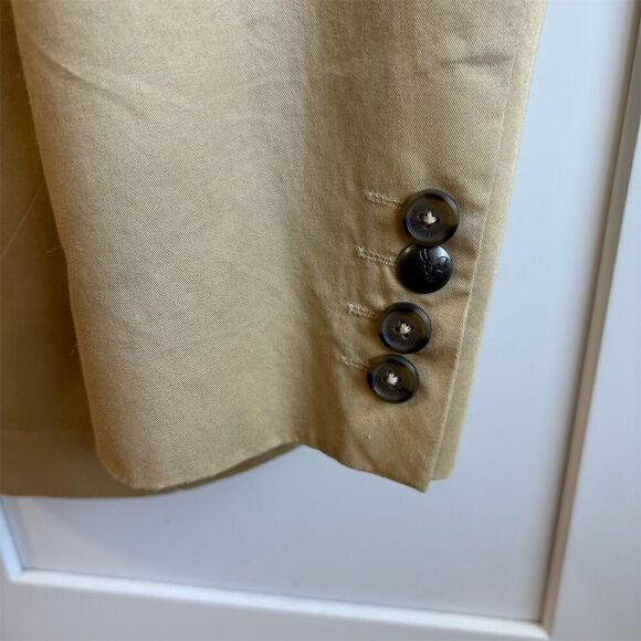 Marc Ecko Cut & Sew Men's Beige Cotton Blazer Size M Formal Tailored 2-Piec - Picture 2 of 5